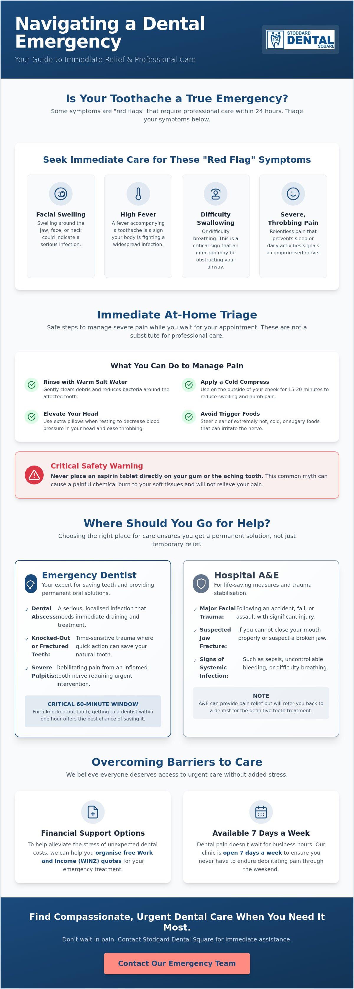 Toothache emergency dentist